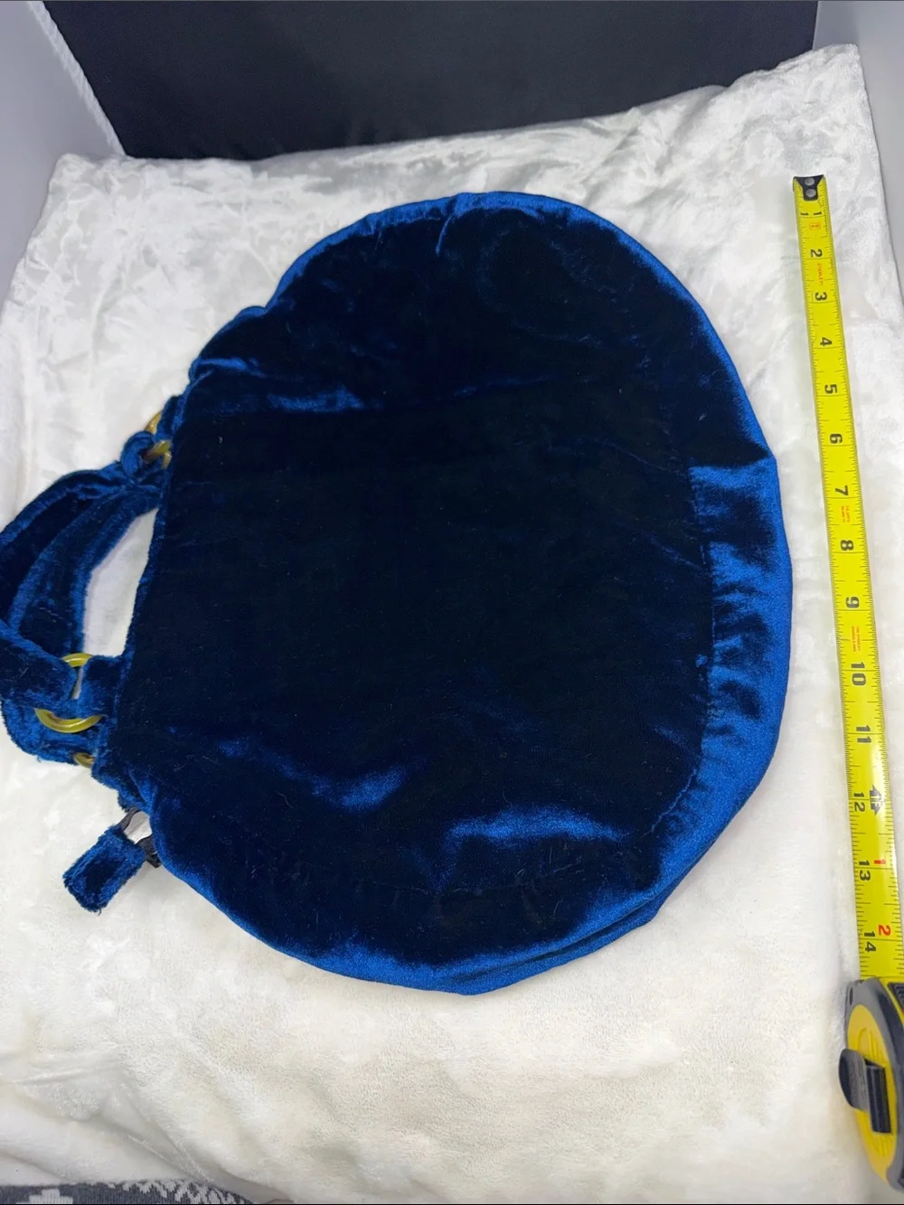 Vintage Diesel Blue Velvet Venice Gondola Print Hobo Handbag Y2K Shoulder Bag